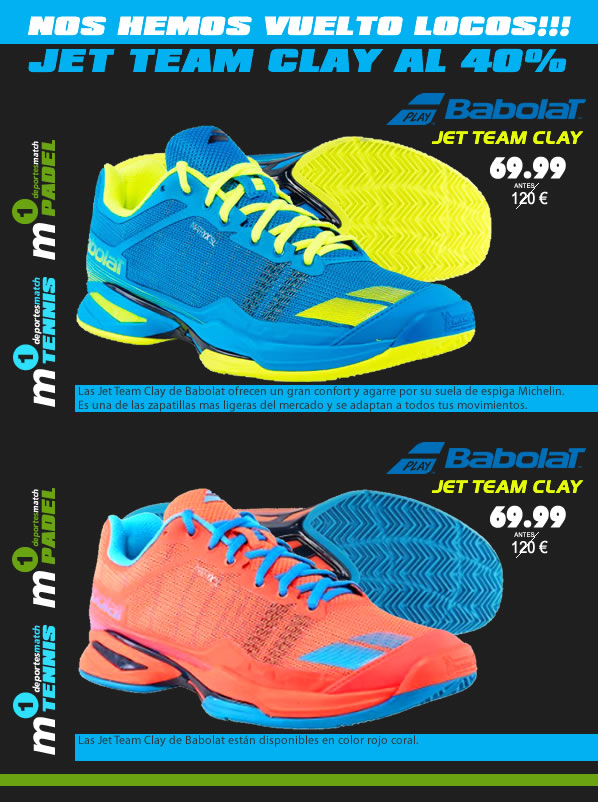 ZAPATILLAS BABOLAT JET TEAM CLAY