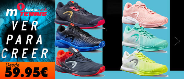 Zapatilla head para tenis