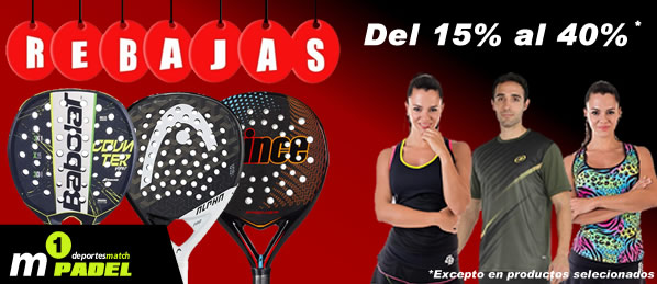 Rebajas padel